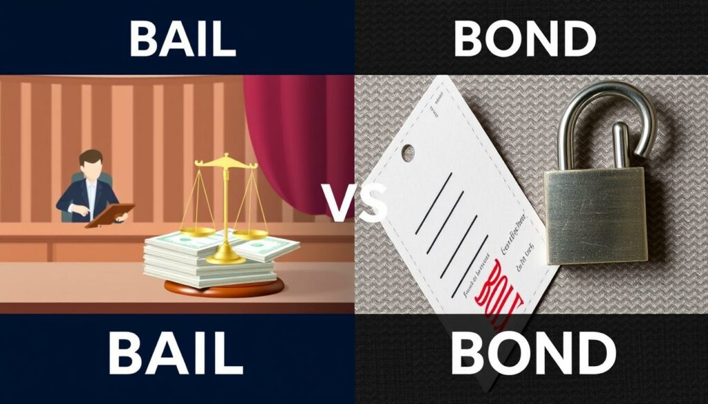 Bail vs bond differences